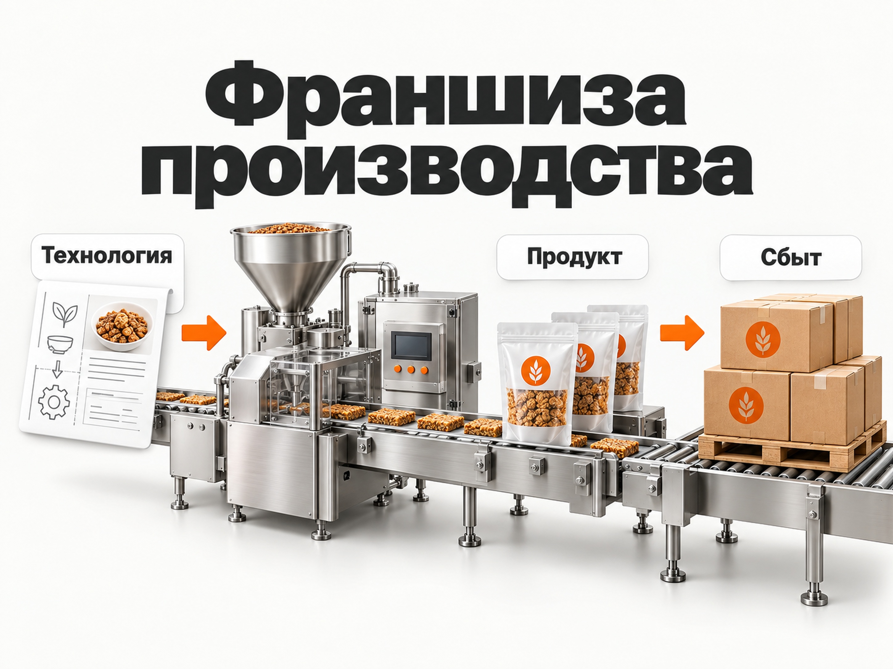 Франшиза пищевого производства: технология, продукт и сбыт