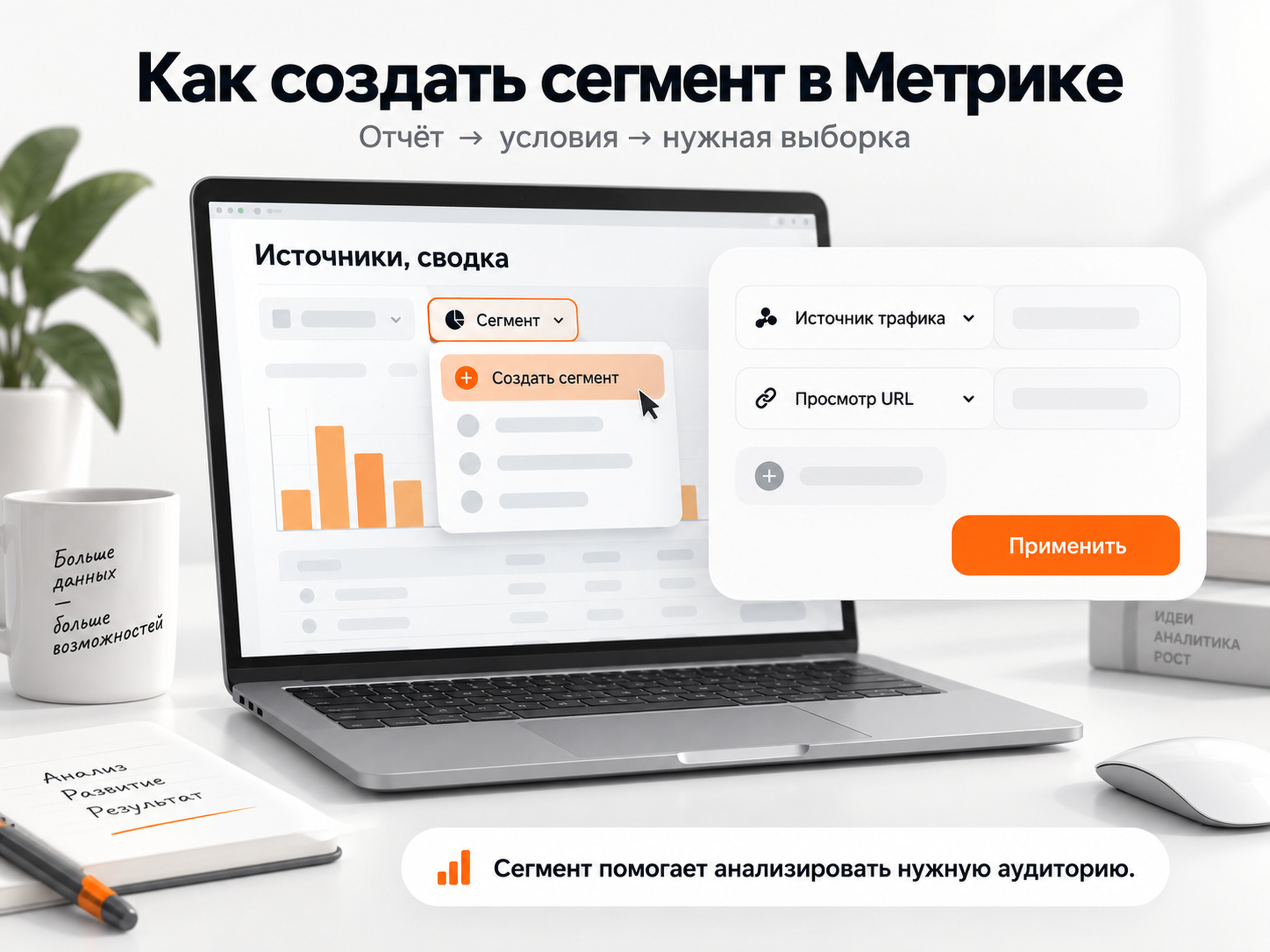 Как создать сегмент в Яндекс Метрике
