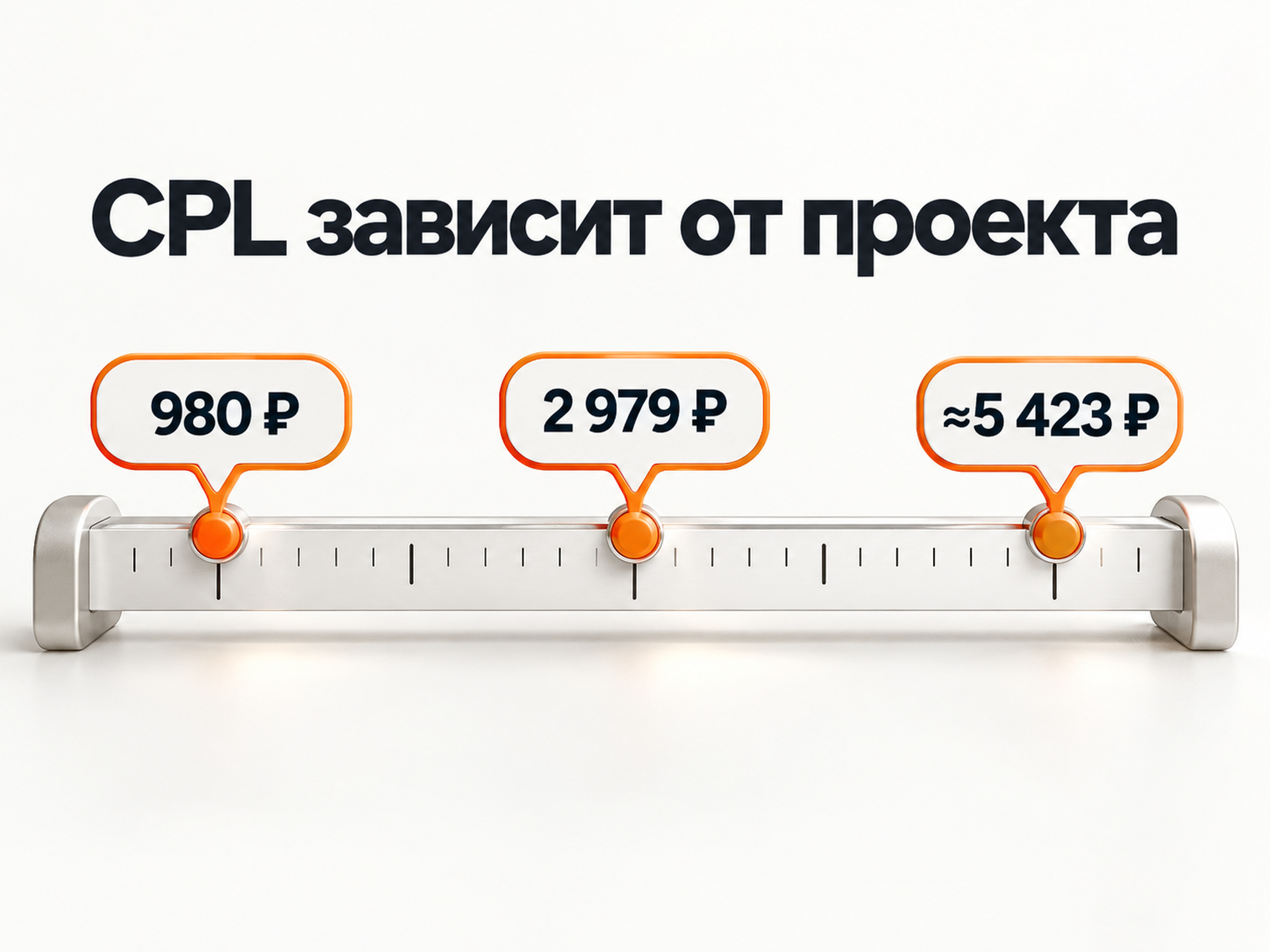 Диапазон CPL для проектов по кухням на заказ
