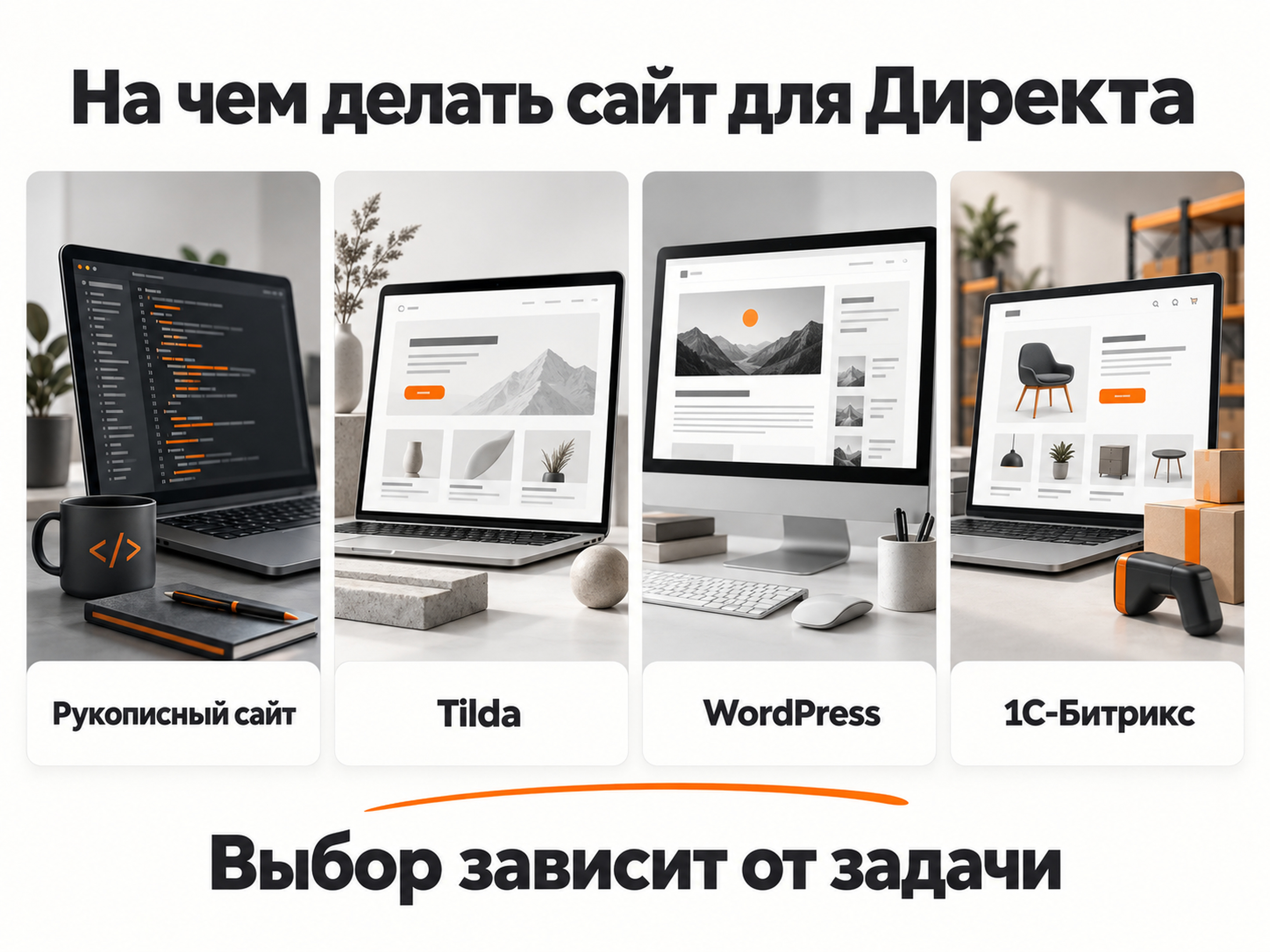 Сравнение платформ для сайта под Яндекс Директ
