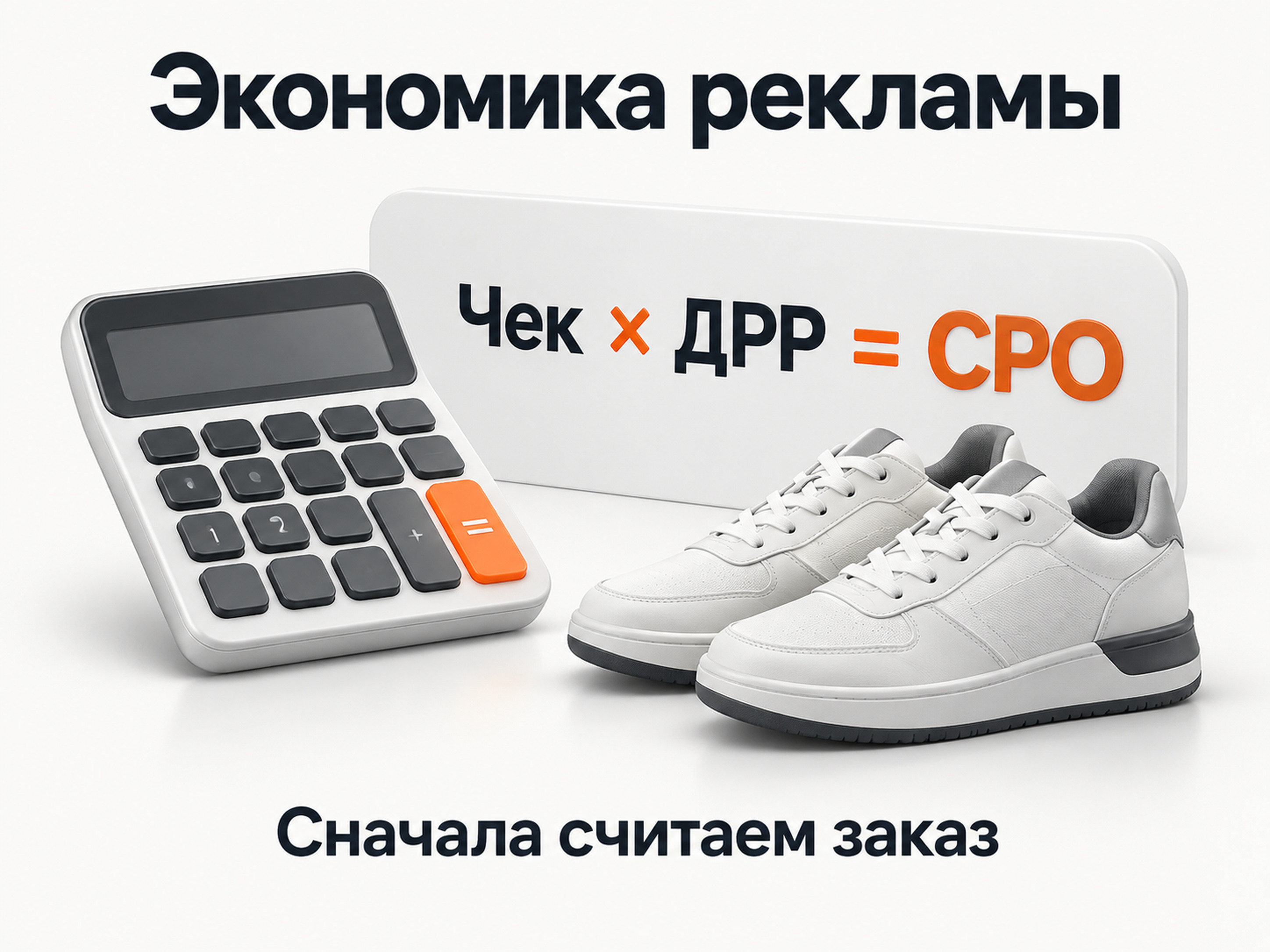 Расчёт допустимой стоимости заказа и рекламного бюджета для бренда обуви