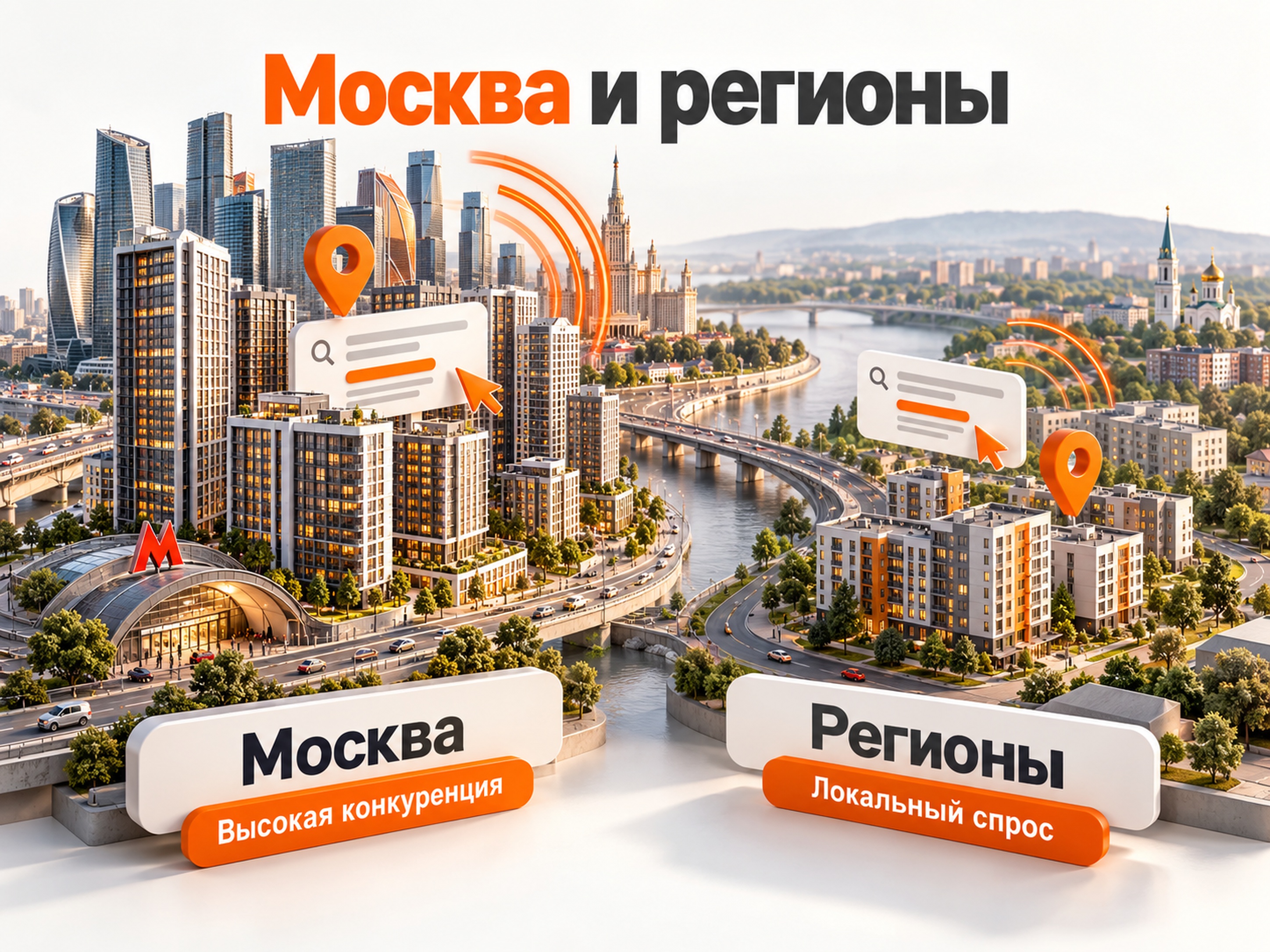 Различия продвижения новостроек в Москве и регионах