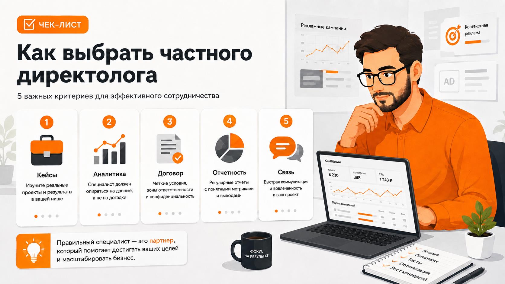 Как выбрать частного директолога - чек-лист из 5 критериев